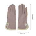 thumbnail image 3 of Unique Bargains 1 Pair Sunblock Mittens Sun Block Driving Gloves for Women Purple, 3 of 5