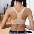 thumbnail image 2 of Sngxgn Sports Bras for Women Padded Seamless High Impact Support for Yoga Gym Workout Fitness(Beige,XL), 2 of 7