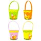 thumbnail image 5 of Cestas de Pascua con asa, bolsa de tela no tejida con diseño de huevos de caza, con patrón colorido pintado, 5 of 5