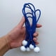 thumbnail image 4 of 6 Piezas Tiras De Cordón Elástico Macarena Bungee Ball Vari Azul 8 pulgadas, 4 of 8