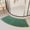 Green, variant on Curved Shower Mats For Bathroom Soft Microfiber Quadrant Corner Bath Rug Water Absorbent Non Slip Bottom Carpet For Luxury Quadrant Circular Shower