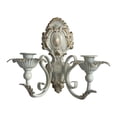 thumbnail image 1 of Candelabro de pared decorativo, candelabro de hierro para velas blanco, 1 of 9