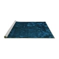thumbnail image 2 of Ahgly Company Machine Washable Indoor Rectangle Persian Turquoise Blue Bohemian Area Rugs, 8' x 12', 2 of 4
