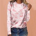 thumbnail image 1 of Puntoco Mujer Moda Suelta Manga Larga Cuello Redondo Blusa Navidad Impresión Camiseta tops Puntoco Puntoco-3527, 1 of 4
