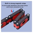 thumbnail image 5 of Multi-function Magnetic Foldable Level Ruler Spirit Level Bubble Ruler Meter Portable Level Household Hardware Measure Too, 5 of 7