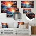 thumbnail image 4 of Designart "Tropical Vibes Beach Photo XXI" Modern Metal Wall Decor, 4 of 5