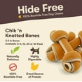 thumbnail image 3 of Pet 'n Shape Hide Free Chik 'n Knot Bones, 30 Count 14.25 oz - Rawhide Free Dog Treats - No Hide Alternative Chew Treat for All Life Stages, 3 of 6