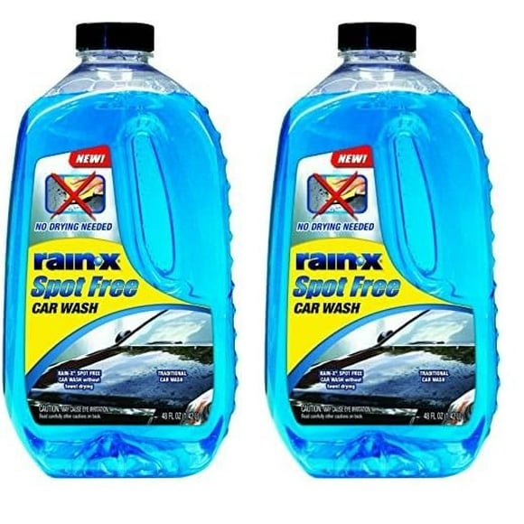 Jabón para lavado de autos Rain-X, limpieza profunda, altamente espumoso, 1,4 L (paquete de 2)