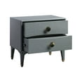 thumbnail image 3 of TOV Furniture Divine Grey Nightstand with Brass Accents, 3 of 9