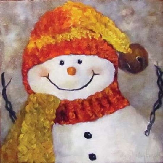 Snowman V Canvas Ar