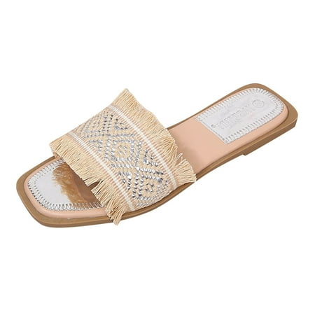 

KI-8jcuD Womens Fuzzy House Slippers Fashion Womens Breathable Lace Up Shoes Casual Sandals Slippers For Women 10 Satin Slippers Women Suede Slipper For Women Women S Slippers Booties Teal Sli
