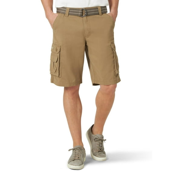 Lee mens Dungarees New Belted Wyoming Cargo Shorts, Russet, 40 US