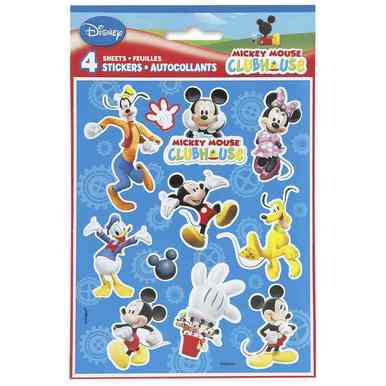 Mickey Mouse Stickers Clubhouse [4 Feuilles]