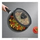 thumbnail image 3 of T-fal Tapa de Vidrio Ingenio 28 cm Apilable Compatible con Ingenio, Borde de Silicón y Asa Plegable de Baquelita, L9846753, 3 of 5