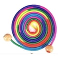 thumbnail image 1 of Kids Rainbow Group Jump Rope 5M, Long Skipping Rope with Anti-Slip Handles for School Outdoor Play, 1 of 7