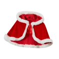 thumbnail image 4 of yuksok Cape à Capuche de Noël Cape Courte Châle Accessoire Poncho pour Club Carnaval Pub Hiver Rouge, 4 of 7