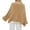 Khaki, variant on Women Sweaters Fall Outfits for Women Women's Pullover Sweater Casual Knit Top Short Cropped Oversized Pure Color Fall Winter Fashion Turtleneck Soft Comfortable