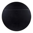 thumbnail image 5 of Kate and Laurel Hutton Round Decorative Large Modern Wood Frame Wall Mirror, 30 Inch Diameter, Natural Finish, 5 of 5