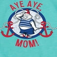 thumbnail image 3 of Disney - Peter Pan - Aye Aye, Mom - Sailor Style - Toddler And Youth Girls Short Sleeve Graphic T-Shirt, 3 of 5