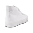 thumbnail image 4 of No Boundaries Women's High Top Canvas Sneakers, Wide Width, 4 of 6