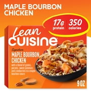Lean Cuisine Maple Bourbon Chicken Microwave Meals for Lunch or Dinner, 9 oz (Frozen)