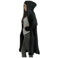 thumbnail image 2 of Cutuoiiu Women's Hooded Cardigan Sweater Knit Jackets Long Sleeve Outerwear with Pockets Gifts, 2 of 6