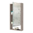 thumbnail image 6 of FM FURNITURE Modesto Engineered Wood Medicine Cabinet with Mirror in Light Gray, 6 of 7
