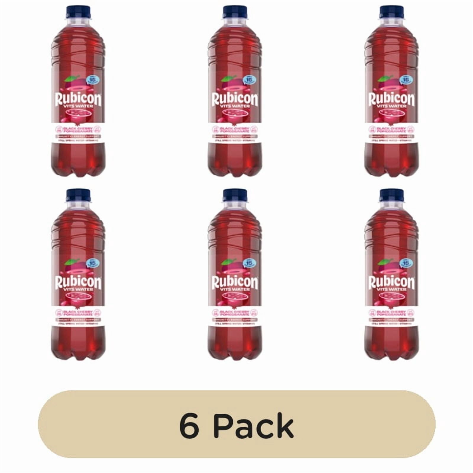 Rubicon Spring Vits Cherry Pomegranate Vitamin Water 500ml, British Import (Pack of 6)