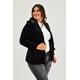 thumbnail image 5 of Blazer envolvente de vinipiel Roman Fashion /Tallas Extras, 2234 (Negro) negro 38, 5 of 7