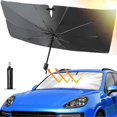thumbnail image 1 of Car Windshield Sun Shade Umbrella, Foldable Car Windshield Sun Shade Cover For Uv Ray Block Sun Heat Protection, 1 of 5