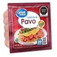 thumbnail image 1 of Salchicha de pavo Great Value 20 pzas en 1 kg, 1 of 4