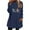#0138-Navy, variant on Uootdi Christmas Womens Fleece Lined Gift Long Sleeve Sweatshirts Sherpa Fuzzy Cute Tops Pullover Warm Winter Trendy Clothing F unny Xmas