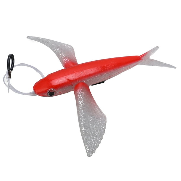 Ecomeon Flying Fish, Silicone Flying Fish Lure Portable Attractive