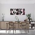 thumbnail image 2 of Hieng Kids Pink Gray Black Picture Wall Decor Geometric Stripes Canvas Wall Hieng for Living Room Abstract Lines Hieng Wall Painting Boys Girls Geometry Room Decor, 2 of 6