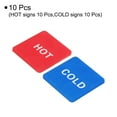 thumbnail image 3 of Unique Bargains Self Stick Hot/Cold Water Label Square Sticker Signs, Multicolor, 20 Pack, 3 of 6