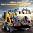 thumbnail image 3 of Mini Skid Steer Loader 13.5HP EPA Briggs & Stratton Gas Engine Compact  Wheel Loader, 3 of 8