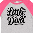 thumbnail image 4 of Inktastic Little Diva Cute Heart Design Girls Toddler T-Shirt, 4 of 5