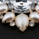 thumbnail image 4 of Triángulo de Perlas de de Imitación de Cristal Fiesta Nupcial Clip champán Zulema Adornos de zapatos de cristal, 4 of 8