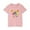 Pink, variant on Feancey Girls' Graphic Tees Loose Fit Casual Short Sleeve Tops Dressy Trendy Print T-Shirts Oversized Crewneck Summer Blouse Black 9 Years