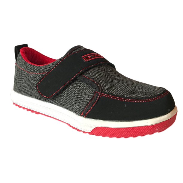 Kid's Light Weight Sneakers Boy's & Girl's Athletic Tennis Running Shoes (Black/Red, 1700, 5