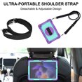 thumbnail image 3 of for Samsung Galaxy Tab S6 Lite 10.4 Inch 2024/2022/2020 (Model: SM-P620/P625/P613/P619/P610/P615/P617),Ring Kickstand Handle Wrist Armor Heavy Duty Rugged Cover+Adjustable Shoulder Strap,Purple+Blue, 3 of 8