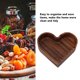 thumbnail image 3 of Plato de fruta de nogal ANGGREK Bandeja Decorativa Pequeña En Forma de Corazón 14,5x14,5 Cm, 3 of 7