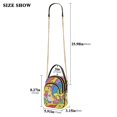 thumbnail image 2 of FORMRS Crossbody Bag for Women Quilted Travel Shoulder Cell Phone Purse with Chain Strap Handbag, Vibrant Dinosaur, 2 of 7