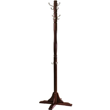 Jera Coat Hanger, Rich Walnut
