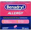Benadryl Allergy Relief Ultratab Tablets 24 ea (Pack of 3)