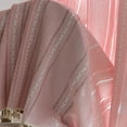 thumbnail image 5 of BCLBUSTE Linen Boho Curtains Embroidered Pink Curtains for Bedroom Living Room, 52" x 84", 2 Panels, 5 of 7
