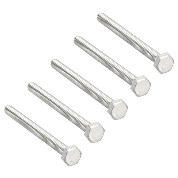1/4"-20 x 3" 304 Stainless Steel Hex Head Screw Bolts