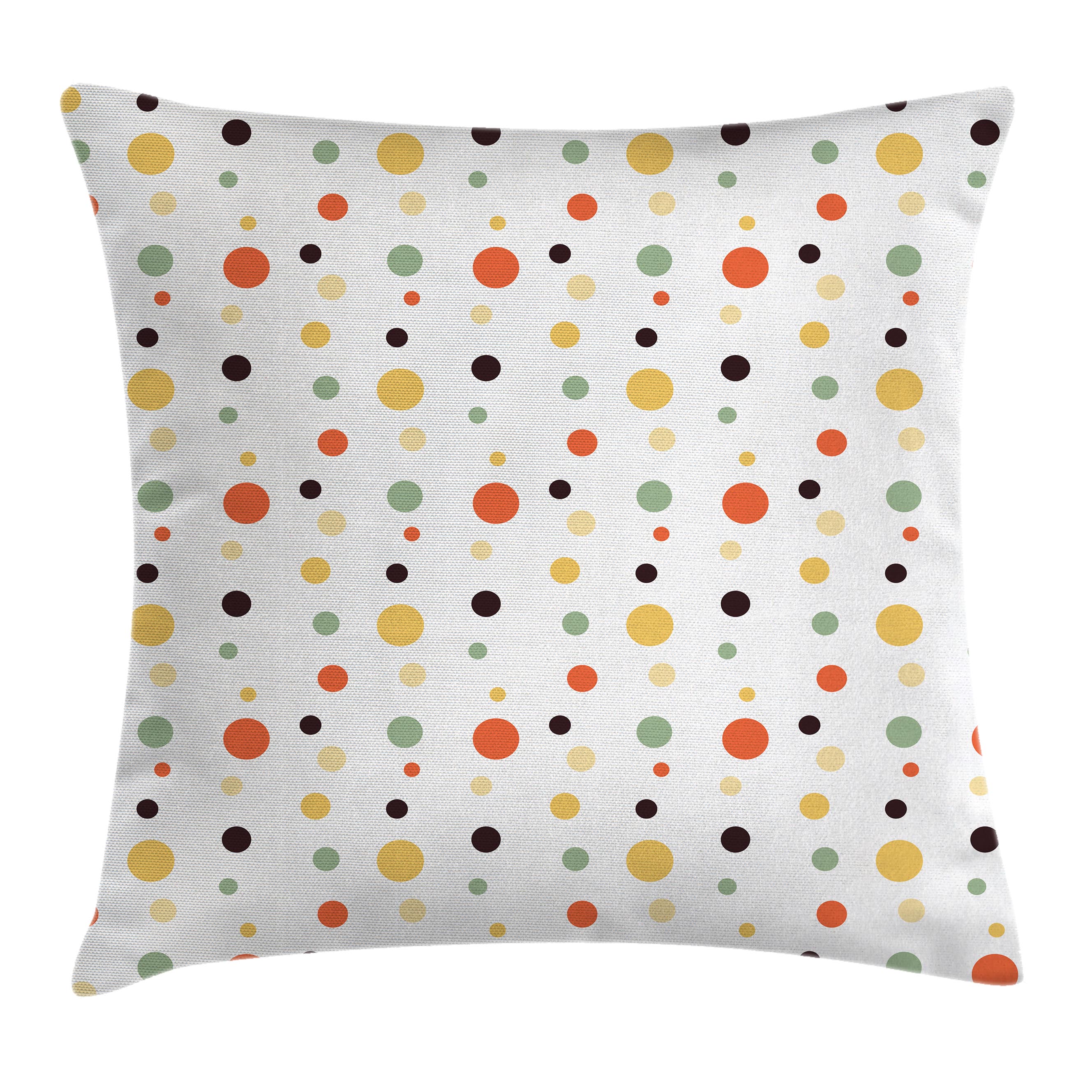 Geometric Circle Decor Throw Pillow Cushion Cover, Big and Small Circle