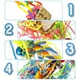 thumbnail image 4 of Armscye 4 Pack Bird Shredding Toys, Parrots Chewing Hanging Foraging Toys Parrots Cage Shredder Toys Birds Budgies Cage Accessories for Small Parakeets, Conures, Love Birds, Finches, 4 of 7