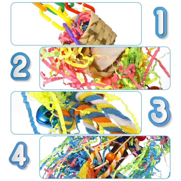 Armscye 4-Pack Bird Shredding Foraging Toys photo 4